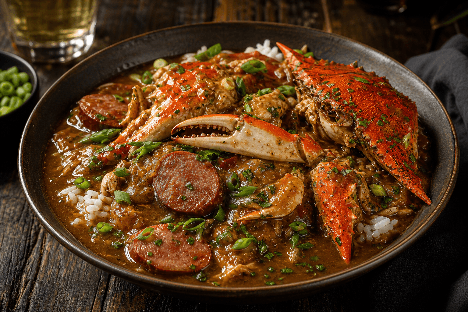 Weekend Blue Crab & Sausage Gumbo